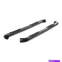 Nerf Bar 牡羊座3インチラウンドブラックナーフバーサイドステップパート214045 Aries 3in Round Black Nerf Bars Side Steps Part 214045