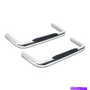 Nerf Bar Ford Bronco 1966-1972 Aries 203038-2 3 "磨かれた丸いサイドバー For Ford Bronco 1966-1972 Aries 203038-2 3" Polished Round Side Bars