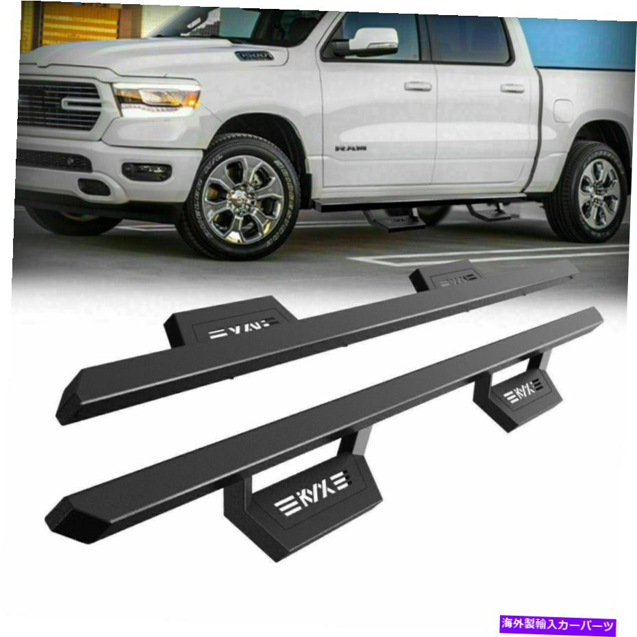 Nerf Bar 2019-2021 Dodge Ram 1500クルーキャブのためのKyxNerf Barランニングボードサイドステップ KYX Nerf Bar Running Board Side Step For 2019-2021 Dodge Ram 1500 Crew Cab(2)