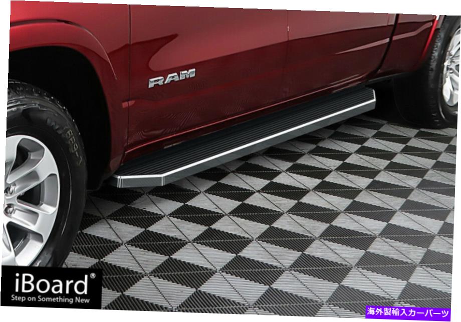 Nerf Bar iboard洗練されたランニングボードスタイルフィット19-22ダッジラム1500クルーキャブ iBoard Polished Running Boards Style Fit 19-22 Dodge Ram 1500 Crew Cab