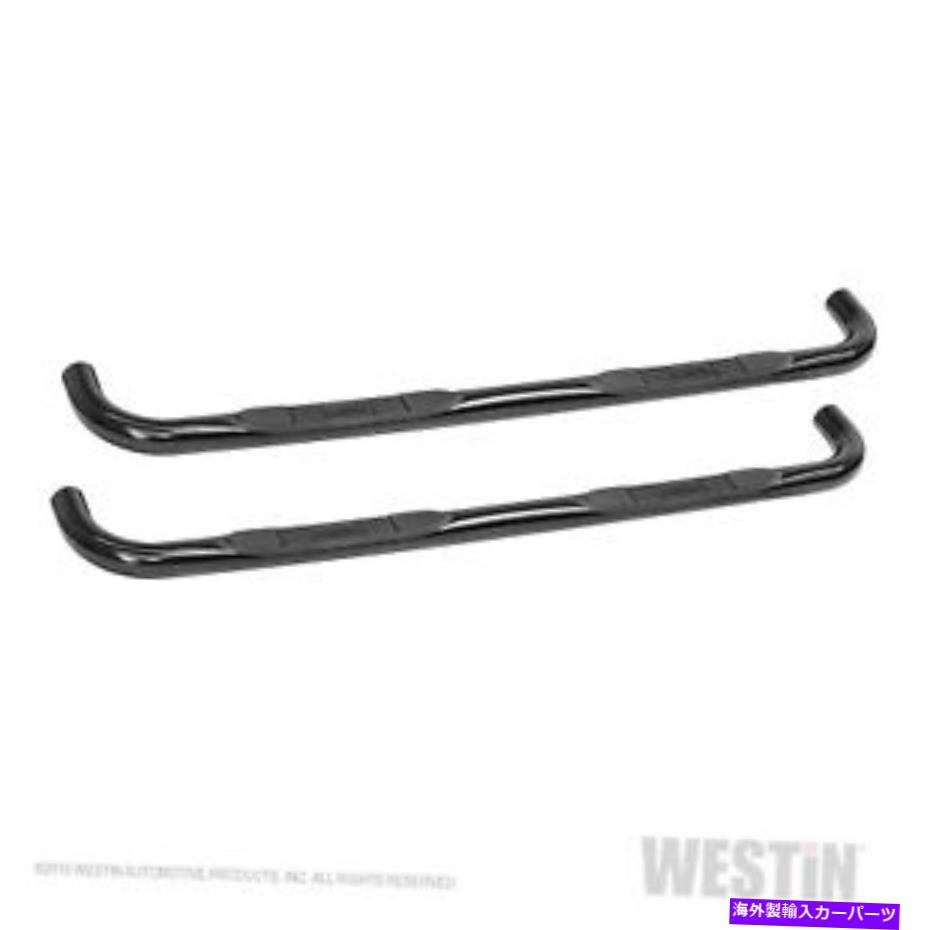 Nerf Bar ウェスティン23-3945 Eシリーズ3ラウンドナーフステップバー Westin 23-3945 E-Series 3 Round Nerf Step Bars