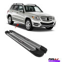 Nerf Bar ボードを実行しているサイドステップALU。 Nerf BarsセットはメルセデスGLK 2013-2015に適合します Side Steps Running Boards Alu. Nerf Bars Set Fits Mercedes GLK 2013-2015(2)