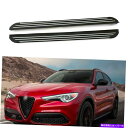 Nerf Bar Alfa Romeo Stelvio 2018-2022サイドステップNERFバーのランニングボードのフィット Fixed Running Boards fits for Alfa Romeo Stelvio 2018-2022 Side Step Nerf Bars(2)