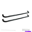 Nerf Bar ウェスティン23-4135 Eシリーズ3ラウンドナーフステップバー Westin 23-4135 E-Series 3 Round Nerf Step Bars