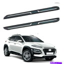 Nerf Bar 2018-2022の2PCSフィットヒュンダイコナ固定ランニングボードNERFバープロテクター 2Pcs Fits for 2018-2022 Hyundai Kona Fixed Running Boards Nerf Bars Protector(2)
