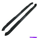 Nerf Bar 09-19ラム1500エクステンデッドキャブ用のBLKチタン4インチ楕円形の曲がったベントステップナーフバー Blk Titanium 4in...