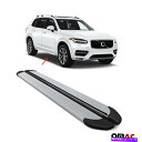 Nerf Bar ランニングボードボルボXC90 2015-2022サイドステップアルミニウム2 PCのランニングボードバー Running Boards Nerf Bars For Volvo XC90 2015-2022 Side Steps Aluminum 2 Pcs