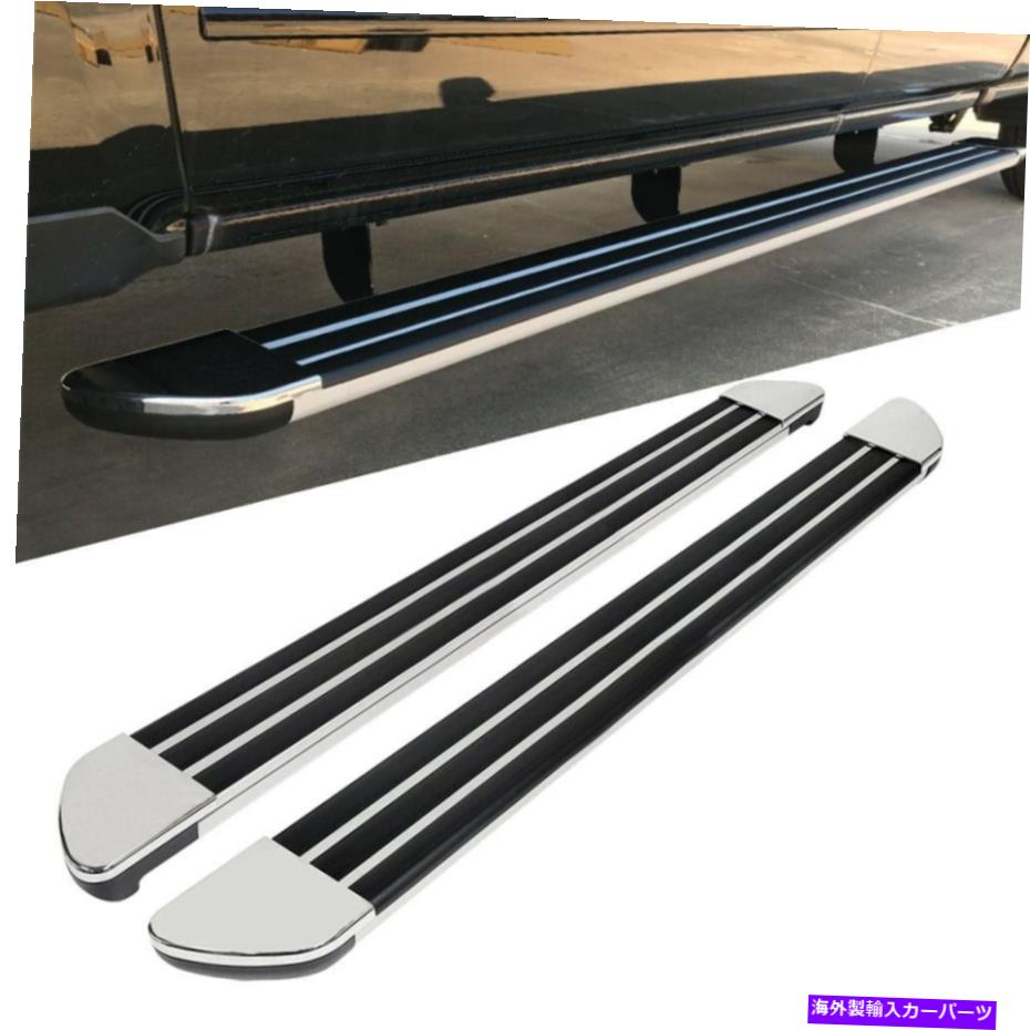 Nerf Bar 87 "Chrome nerf bar runningボードステップ70087c for 19+シルバラド/シエラクルーキャブ 87" Chrome Nerf Bar Running Board Step 70087C For 19+ Silverado/Sierra Crew Cab