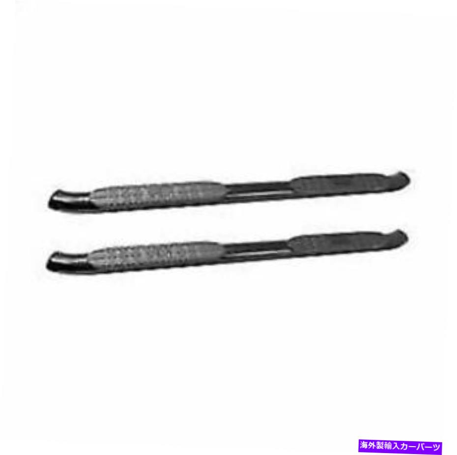 Nerf Bar Westin 21-24015 Pro Traxx 4インチ。 Westin 21-24015 PRO TRAXX 4 in. Oval Nerf Step Bars Cab Length Black Powdercoat(2)