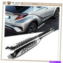 Nerf Bar アルミニウムドアサイドステップボードnerf bar fits for c-hr chr 2017-2021 Aluminum Door Side Steps Running Board Nerf Bar Fits for C-HR CHR 2017-2021