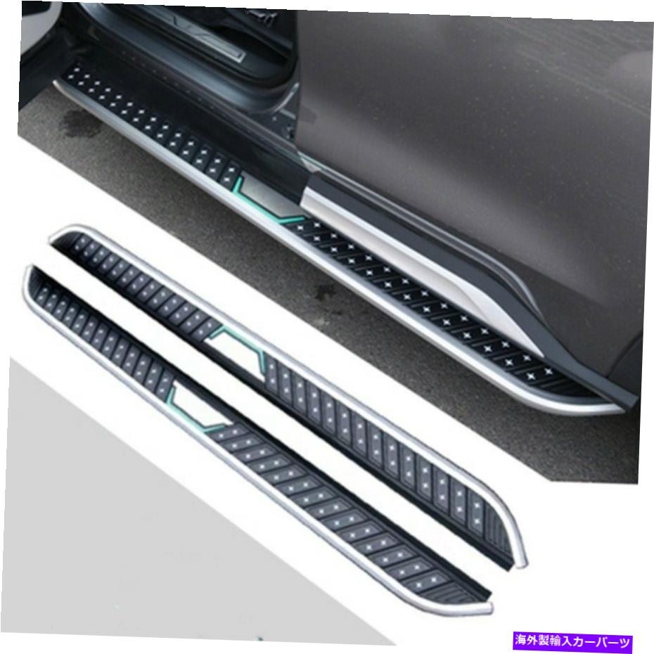 Nerf Bar 2PCSビュイックエンコールGX 2020 2021 2022サイドステップナーフバーランニングボードに適しています 2Pcs Fits for Buick Encore GX 2020 2021 2022 Side Step Nerf Bar Running Board