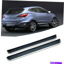 Nerf Bar ヒュンダイサンタフェスポーツ2013-2018サイドステップランニングボードnerfバーに適している2pcs 2Pcs Fits for Hyundai Santa Fe Sport 2013-2018 Side Step Running Board Nerf Bar(2)