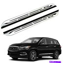 Nerf Bar Infiniti JX35 QX60 2013-2021固定サイドステップランニングボードNERFバーに適している2PCS 2Pcs Fit for Infiniti JX35 QX60 2013-2021 Fixed Side Step Running Board Nerf Bar(2)