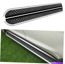 Nerf Bar カイエンの2PCSフィット2011-2017ボードNERFバーを実行するドアサイドステップ 2Pcs Fits for Cayenne 2011-2017 Door Side Steps Running Board Nerf Bars(2)