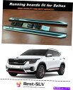 Nerf Bar 2pcsドアランニングボードサイドステップnerfバーはKia seltos 2020 2021に適合します 2Pcs Door Running Boards Side Steps Nerf Bars Fits for KIA Seltos 2020 2021(2)