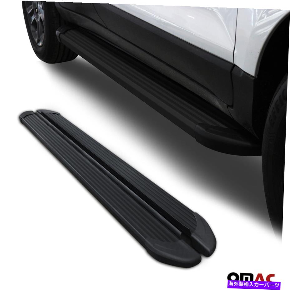 Nerf Bar BMW X4 2013-2018サイドステップアルミニウムブラック2 PCのランニングボードNERFバー Runnin..