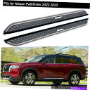 Nerf Bar ランニングボードサイドステップナーフバーが日産パスファインダー2022 2023に適合した修正 Fixed Running Boards Side Step Nerf Bars Fits for Nissan Pathfinder 2022 2023