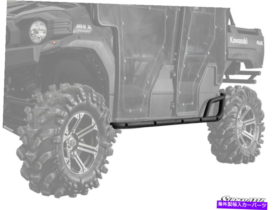 Nerf Bar カワサキ・ミュールのプロ・フットのためのSuperATVヘビーデューティナルフバー SuperATV Heavy Duty Nerf Bars for Kawasaki Mule Pro-FXT