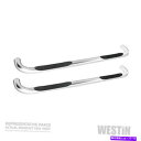 Nerf Bar ウェスティン26-3710プラチナ3ラウンドステップバー Westin 26-3710 Platinum 3 Round Step Bar(2)