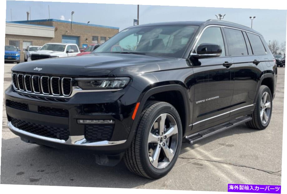 Nerf Bar 21-22ジープグランドチェロキーLグランドチェロキーのブラックナーフバーランニングボード Black Nerf Bar Running Boards For 21-22 Jeep Grand Cherokee L Grand Cherokee(2)