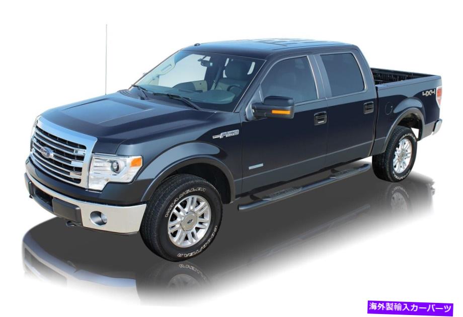 Nerf Bar Raptor 1503-0370B OEスタイル曲線楕円形のステップチューブフィット09-14 F-150 Raptor 1503-0370B OE Style Curved Oval Step Tube Fits 09-14 F-150