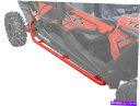 Nerf Bar Polaris RZR XP 4 1000(2014+)のSuperATV Rock Sliding Nerf Bars -Red SuperATV Rock Sliding Nerf Bars for Polaris RZR XP 4 1000 (2014+) - Red(2)
