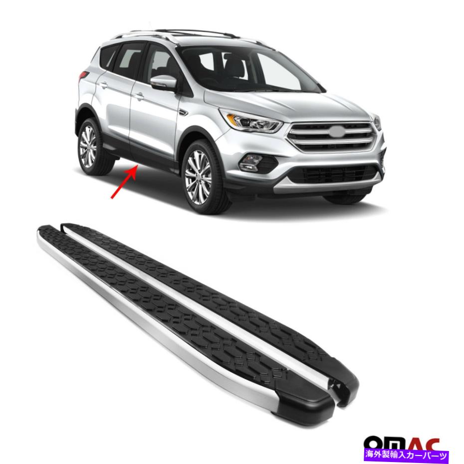 Nerf Bar ボードを実行しているサイドステップアルミニウムナーフバー2 PC。フォードエスケープ2013-20..