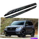 Nerf Bar ホンダパスポート2017+サイドステップナーフバーサイドステアに適合している2PCSランニングボード 2PCS Running Board Fits For Honda Passport 2017+ Side Step Nerf Bar Side Stair