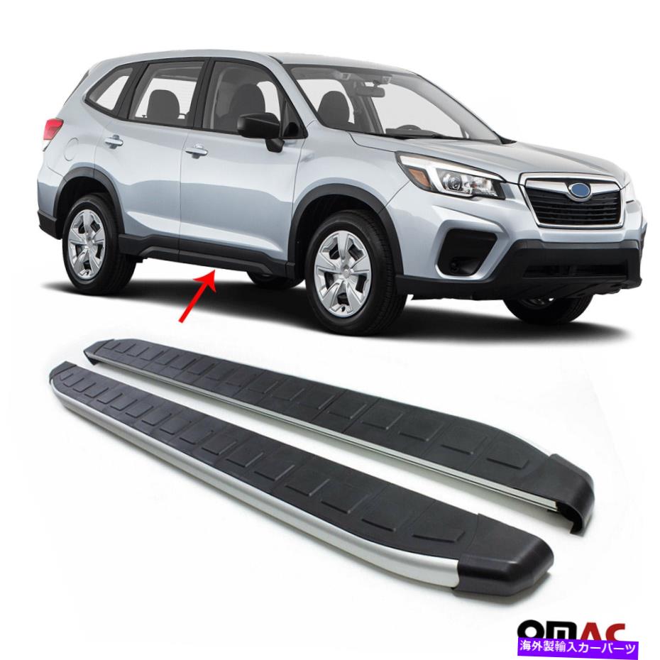 Nerf Bar Subaru Forester 2019-2020 Side Steps Nerf Bars Aluminum 2 PCのランニングボード Running ..