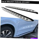 Nerf Bar 2PCSサイドステップマツビシアウトランダー2013-2021のボードNERFバーフィット 2Pcs Side Steps Running Board Nerf Bar Fits for Mitsubishi Outlander 2013-2021