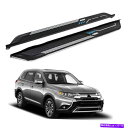 Nerf Bar 2PCSサイドステップランニングボードNERFバーフィットMitsubishi Outlander 2013-2021 2Pcs Side Step Running Board Nerf Bar Fits for Mitsubishi Outlander 2013-2021