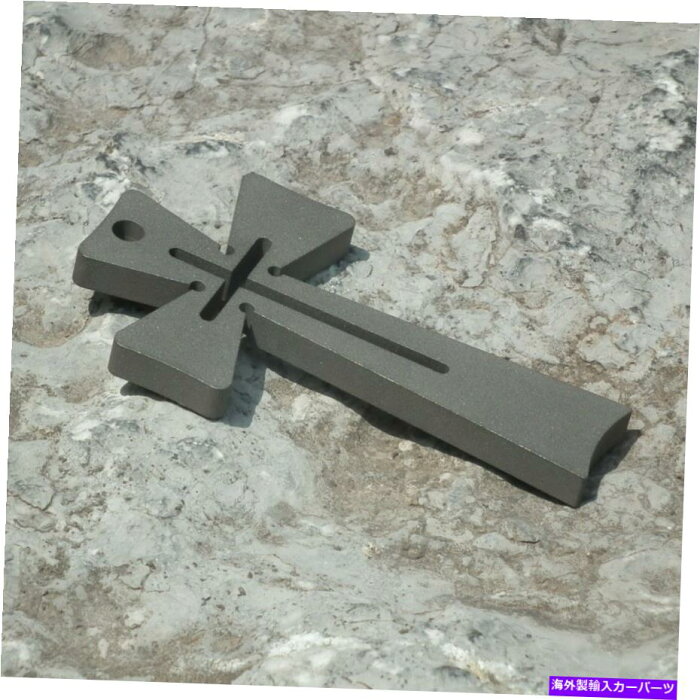 Cross Bar チタンプライバーEDC十字架クロスカトリックの宗教ネックレスペンダント飾り Titanium pry bar EDC Crucifix Cross Catholic Religious necklace pendant ornament