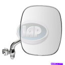 USミラー 1968-1979 VW T2バスクロムサイドミラー211857514fのすぐ外 1968-1979 VW T2 Bus Chrome Side Mirror Right Outside 211857514F