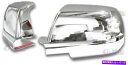 USミラー Cobra-Tekフィット2007-2014トヨタツンドラサイドミラーカバーセットABSプラスチッククロム Cobra-tek Fits 2007-2014 Toyota Tundra Side Mirror Cover Set ABS Plastic Chrome