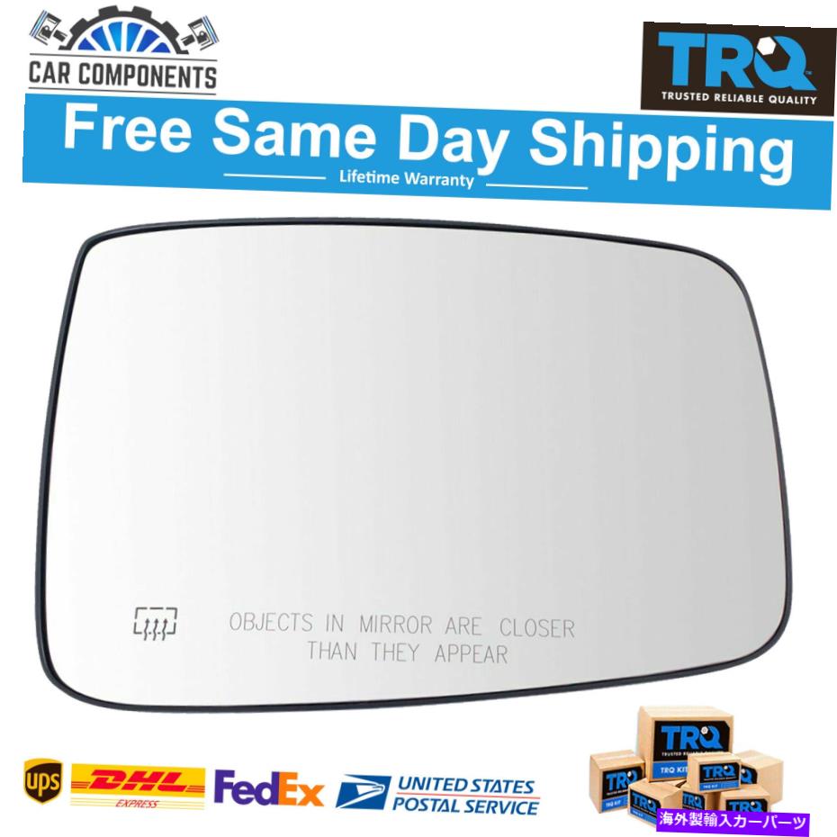 USミラー TRQ Exterior Mirror Glass Power 2010-2019 Dodge Ram TRQ Exterior Mirror Glass Power Heated Passenger Side For 2010-2019 Dodge Ram