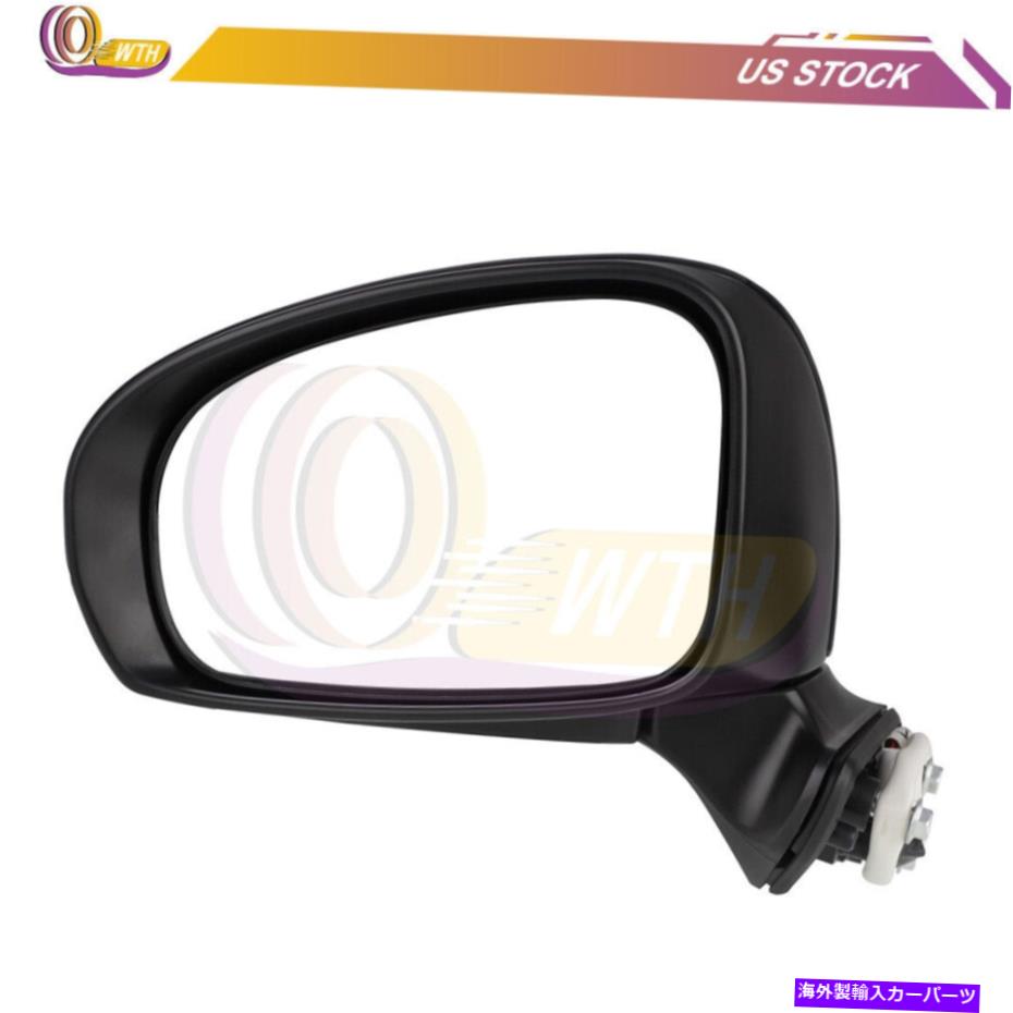 USミラー 2015-2017 Toyota Prius v交換ミラーの加熱ドライバーサイドブラック For 2015-2017 Toyota PRIUS V Replacement Mirror Power Heated Driver Side Black