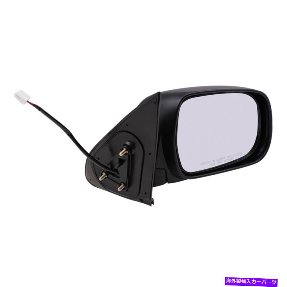 USミラー 05-11トヨタタコマ用のテクスチャー付き新しい乗客パワーサイドミラーガラスハウジング New P..