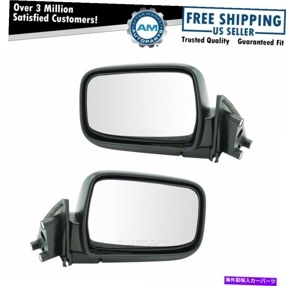 Side Mirrors Set of 2 Manual Folding Pair For 2000-2004 Nissan Frontier XterraカテゴリUSミラー状態新品メーカー車種発送詳細全国一律 送料無料 （※北海道、沖縄、離島は省く）商品詳細輸入商品の為、英語表記となります。Condition: NewBrand: AM AutopartsPlacement on Vehicle: Left, RightManufacturer Part Number: AM-22630827Other Part Number: AM-22630827Color: Paint to MatchCustom Bundle: NoFitment Type: Direct ReplacementFold Away: Manual-FoldingInterchange Part Number: 2000 2001 2002 2003 2004 Frontier Xterra Nissan Mirror Mirror Kit, Set PairMaterial: PlasticMirror Adjustment Method: ManualSuperseded Part Number: 2000 2001 2002 2003 2004 Frontier Xterra Nissan Mirror Mirror Kit, Set PairType: Side ViewWarranty: 10 YearUPC: 192659029614 条件：新品ブランド：Am AutoParts車両への配置：左、右メーカーの部品番号：AM-22630827その他の部品番号：AM-22630827色：マッチするペイントカスタムバンドル：いいえ装備タイプ：直接交換折りたたみ：手動折りたたみます交換部品番号：2000 2001 2002 2003 2004フロンティアXterraニッサンミラーキット、セットペア素材：プラスチックミラー調整方法：マニュアル置換部品番号：2000 2001 2002 2003 2004フロンティアXterraニッサンミラーキット、セットペアタイプ：サイドビュー保証：10年UPC：192659029614《ご注文前にご確認ください》■海外輸入品の為、NC・NRでお願い致します。■取り付け説明書は基本的に付属しておりません。お取付に関しましては専門の業者様とご相談お願いいたします。■通常2〜4週間でのお届けを予定をしておりますが、天候、通関、国際事情により輸送便の遅延が発生する可能性や、仕入・輸送費高騰や通関診査追加等による価格のご相談の可能性もございますことご了承いただいております。■海外メーカーの注文状況次第では在庫切れの場合もございます。その場合は弊社都合にてキャンセルとなります。■配送遅延、商品違い等によってお客様に追加料金が発生した場合や取付け時に必要な加工費や追加部品等の、商品代金以外の弊社へのご請求には一切応じかねます。■弊社は海外パーツの輸入販売業のため、製品のお取り付けや加工についてのサポートは行っておりません。専門店様と解決をお願いしております。■大型商品に関しましては、配送会社の規定により個人宅への配送が困難な場合がございます。その場合は、会社や倉庫、最寄りの営業所での受け取りをお願いする場合がございます。■輸入消費税が追加課税される場合もございます。その場合はお客様側で輸入業者へ輸入消費税のお支払いのご負担をお願いする場合がございます。■商品説明文中に英語にて”保証”関する記載があっても適応はされませんのでご了承ください。■海外倉庫から到着した製品を、再度国内で検品を行い、日本郵便または佐川急便にて発送となります。■初期不良の場合は商品到着後7日以内にご連絡下さいませ。■輸入商品のためイメージ違いやご注文間違い当のお客様都合ご返品はお断りをさせていただいておりますが、弊社条件を満たしている場合はご購入金額の30％の手数料を頂いた場合に限りご返品をお受けできる場合もございます。(ご注文と同時に商品のお取り寄せが開始するため)（30％の内訳は、海外返送費用・関税・消費全負担分となります）■USパーツの輸入代行も行っておりますので、ショップに掲載されていない商品でもお探しする事が可能です。お気軽にお問い合わせ下さいませ。[輸入お取り寄せ品においてのご返品制度・保証制度等、弊社販売条件ページに詳細の記載がございますのでご覧くださいませ]&nbsp;