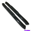 Nerf Bar Black 5in Oval Bent W/1パッドステップNERFバー2015-19 F-150/250/350標準キャブ Black 5i...