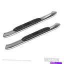 Nerf Bar Westin 21-24050 Pro Traxx 4楕円形のnerfステップバーは18-22ラングラー(JL)に適合します Westin 21-24050 PRO TRAXX 4 Oval Nerf Step Bars Fits 18-22 Wrangler (JL)(2)
