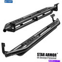 Nerf Bar タイガースターアーマーブラックステップナーフバーフィット02-09ラムクアッドキャブ TYGER Star Armor Black Step ...