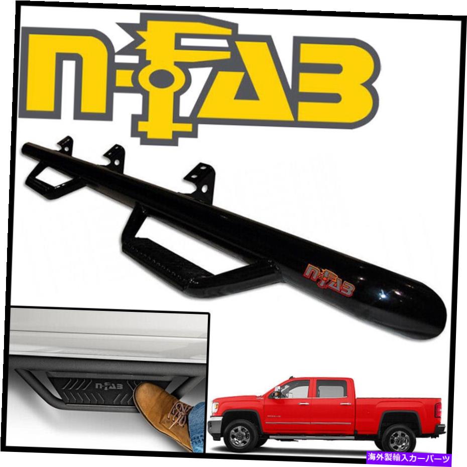Nerf Bar n-fab nerf bars podium lgドロップステップバー2017-2019 Sierra 2500 3500 HDクルーキャブ N-FAB Nerf Bars Podium LG Drop Step Bars 2017-2019 Sierra 2500 3500 HD Crew Cab