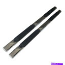 Nerf Bar 4in楕円形ストレートw/2パッドステップナーフバー1997-04 F-150/250/350拡張タクシー 4in Oval Straight...