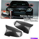 US~[ BMW F11 F18 F18 F01 LCI 2014-2017̃J[{t@Co[X^CTCh~[Jo[Lbv Carbon Fiber Style Side Mirror Cover Cap for BMW F10 F11 F18 F01 LCI 2014-2017