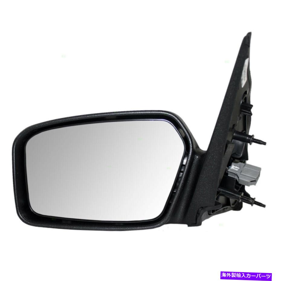 USミラー パワーミラーフィット2006-2010フュージョンミラノドラ??イバーサイドテクスチャベーススムーズカバー Power Mirror fits 2006-2010 Fusion Milan Driver Side Textured Base Smooth Cover