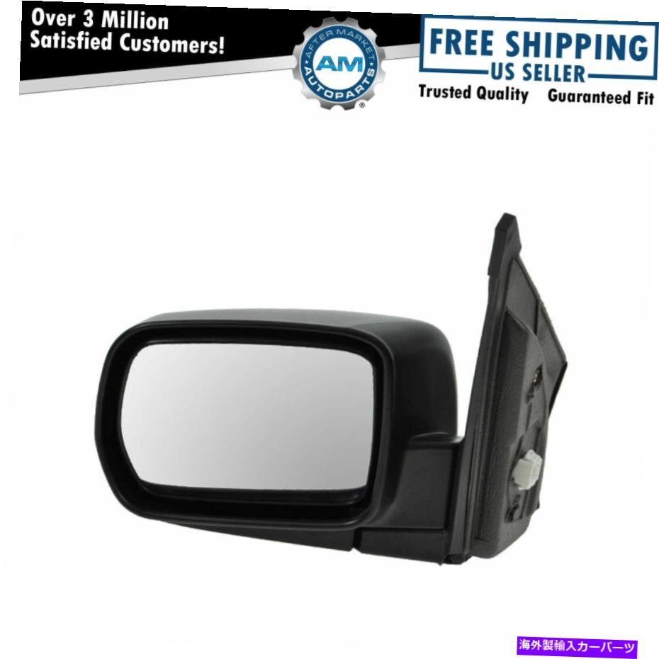 USミラー パワー加熱されたサイドビューミラー折りたたみドライバーは03-08パイロットのためにLHを左に残します Power Heated Side View Mirror Folding Driver Left LH NEW for 03-08 Pilot
