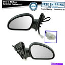 USミラー パワーミラー97-02エスコートトレーサー4ドアセダン&ワゴン用のパワーミラー2の2セット Power Mirrors LH & RH Pair S...