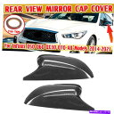 USミラー 2xカーボンファイバールックカーサイドミラーカバーキャップインフィニティ用Q50 Q70 2014-21 2x Carbon Fiber Look Car Side Mirror Cover Cap Trim For INFINITI Q50 Q70 2014-21