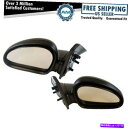 USミラー マニュアルサイドビュードアミラーフォードエスコートトレーサー4ドアセダン用セット Manual Side View Door Mirrors Pai...