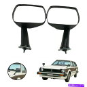 USミラー ユニバーサルレトロカスタムブラックフェンダーミラートヨタマツダダッサンサニーのLH RH Universal Retro Custom Black Fender Mirrors LH RH For TOYOTA MAZDA DATSUN SUNNY